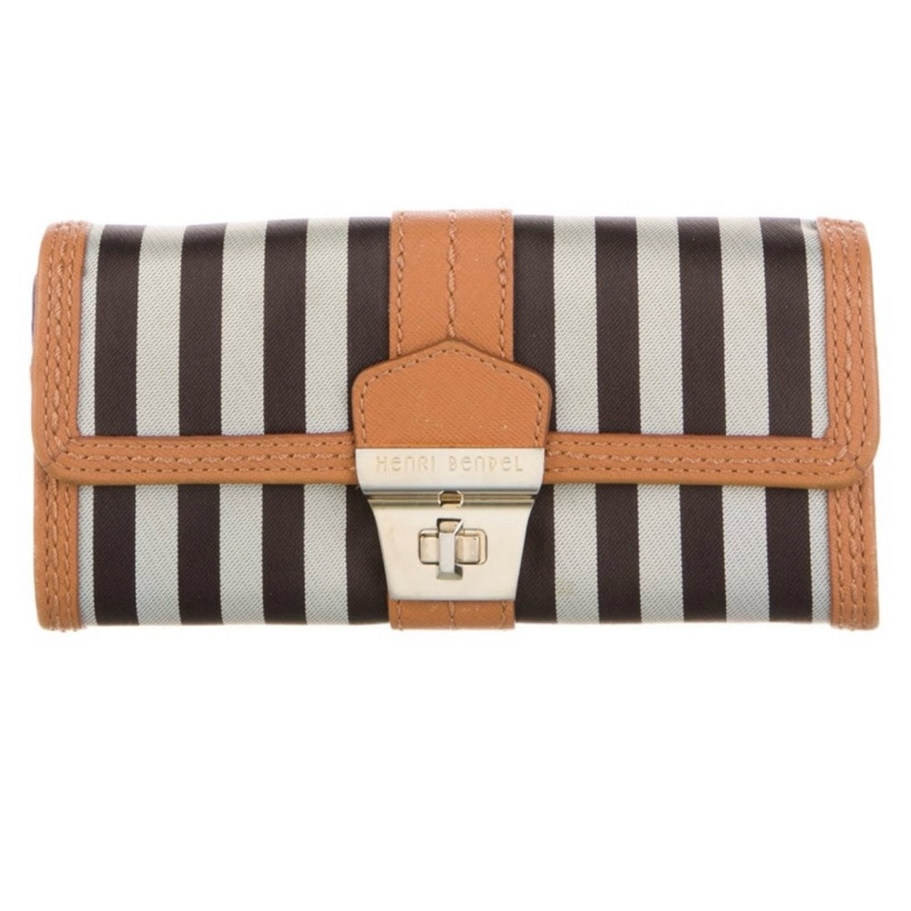 SOLD LIVE! Henri Bendel Long Striped Wallet